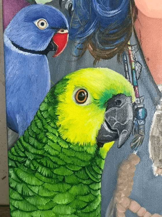 art parrot